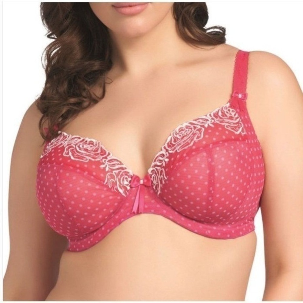 NWT Elomi Retro Style Polka Dot Betty Bra 40D